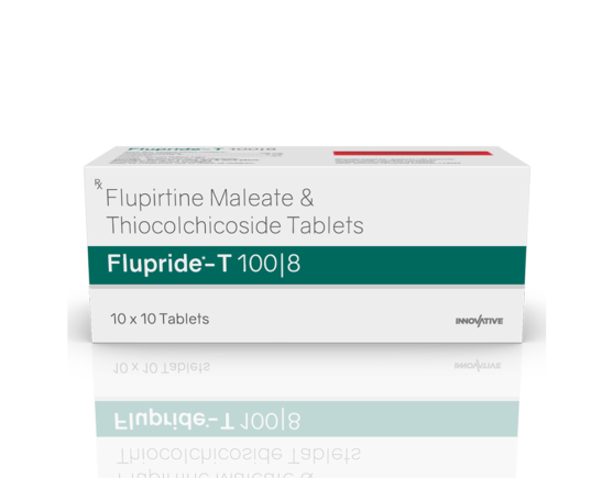 Flupride-T 100 8 Tablets (Saphnix) Front