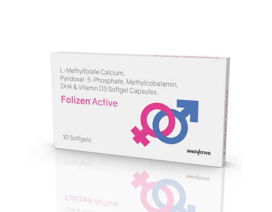 Folizen Active Softgels (Capsoft) Inner Carton Right