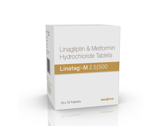 Linatag-M 2.5 500 Tablets (Saphnix) Left
