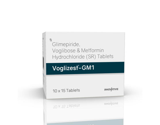 Voglizest-GM1 Tablets (10 x 15) (Saphnix) Left